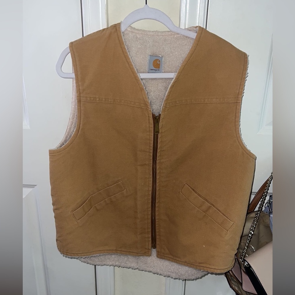Carhartt Men’s Sherpa Lined Loose Fit Vest